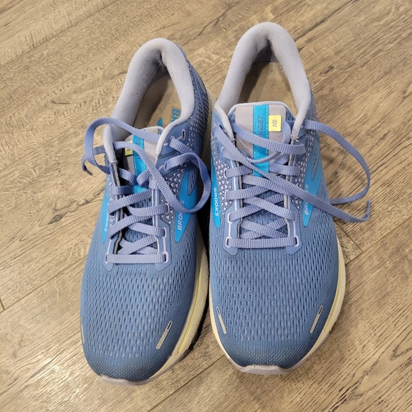 Brooks Trace Blue Running Shoe, Women Sz 12 Men 11 - Picture 4 of 10